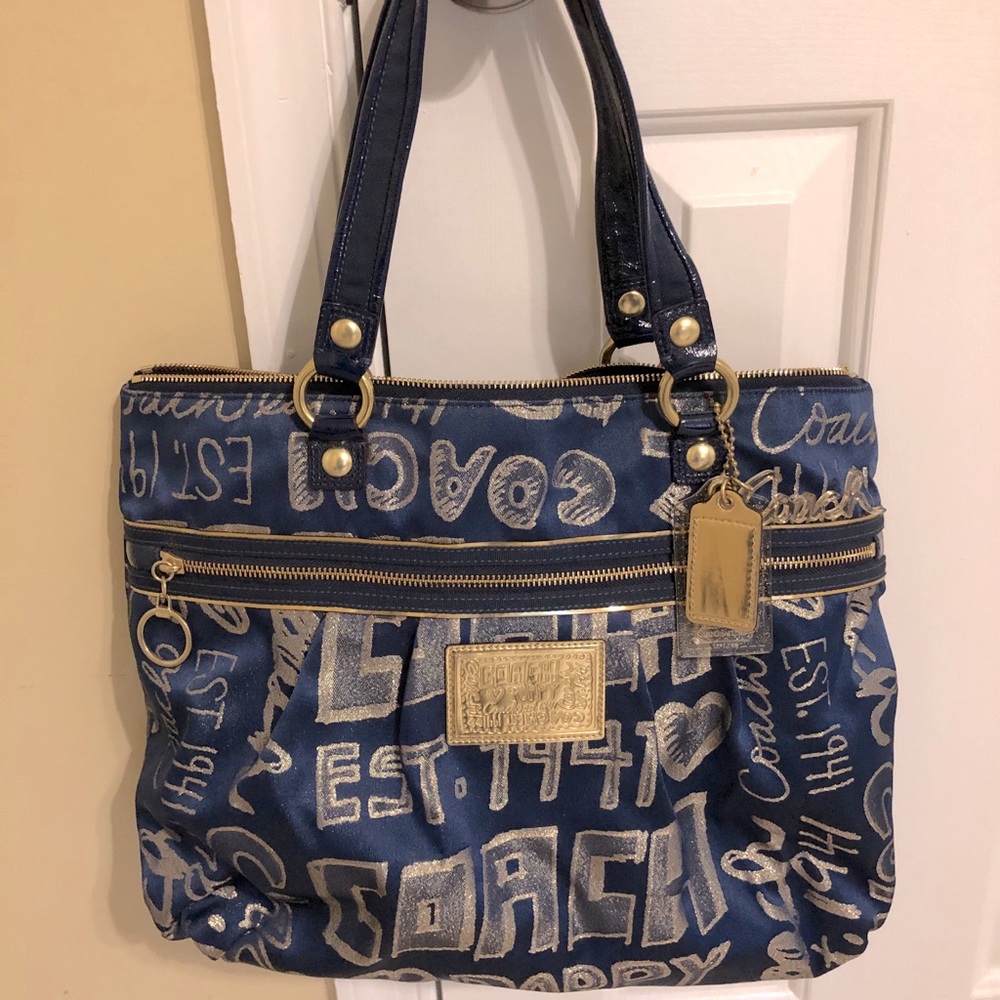 Coach Poppy Story Patch Limited Edition Tote